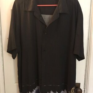 Mens Casual Button Down Shirt w/Short Sleeves